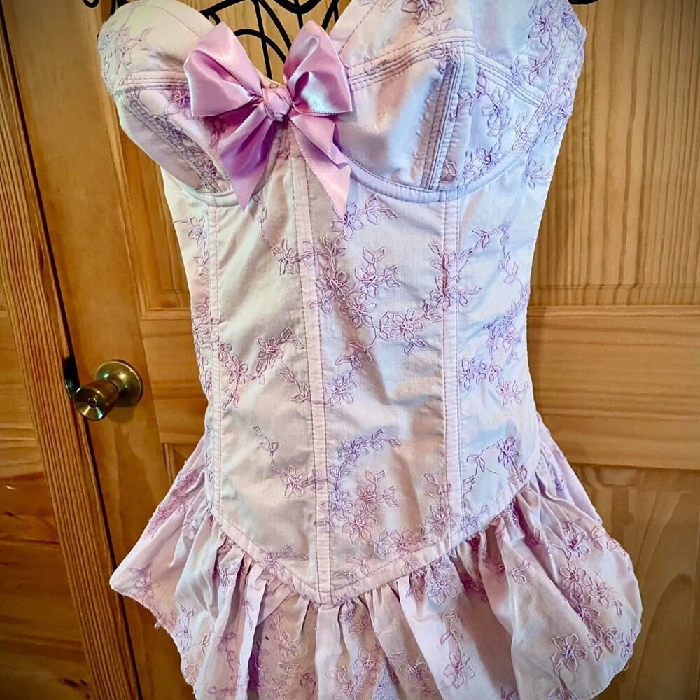 Multiple colors custom boned corset 36B